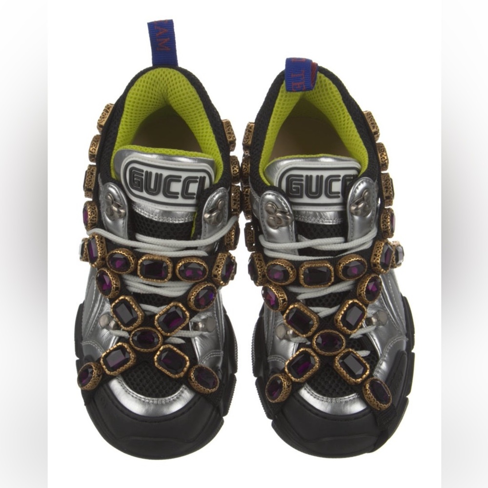 Gucci Flashtrek Chunky Leather Sneakers